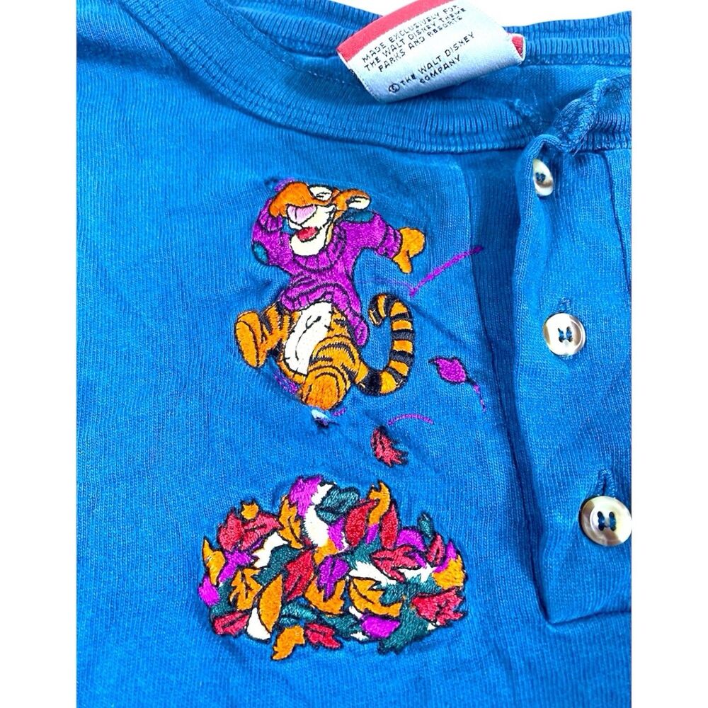 VTG WINNIE the POOH shirt, TIGGER PIGLET, Size L/XL DISNEY 1990s Adult Embroider